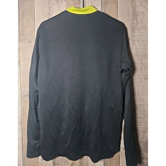 Adidas Jacket Mens Large Black AeroReady Full Zip Activewear Track Top - Picture 2 of 10